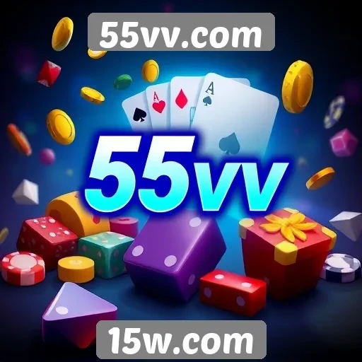 Variedade de jogos disponíveis em 55vv.com