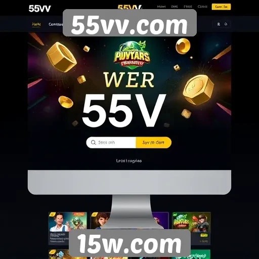 Usabilidade e design do 55vv.com para jogadores